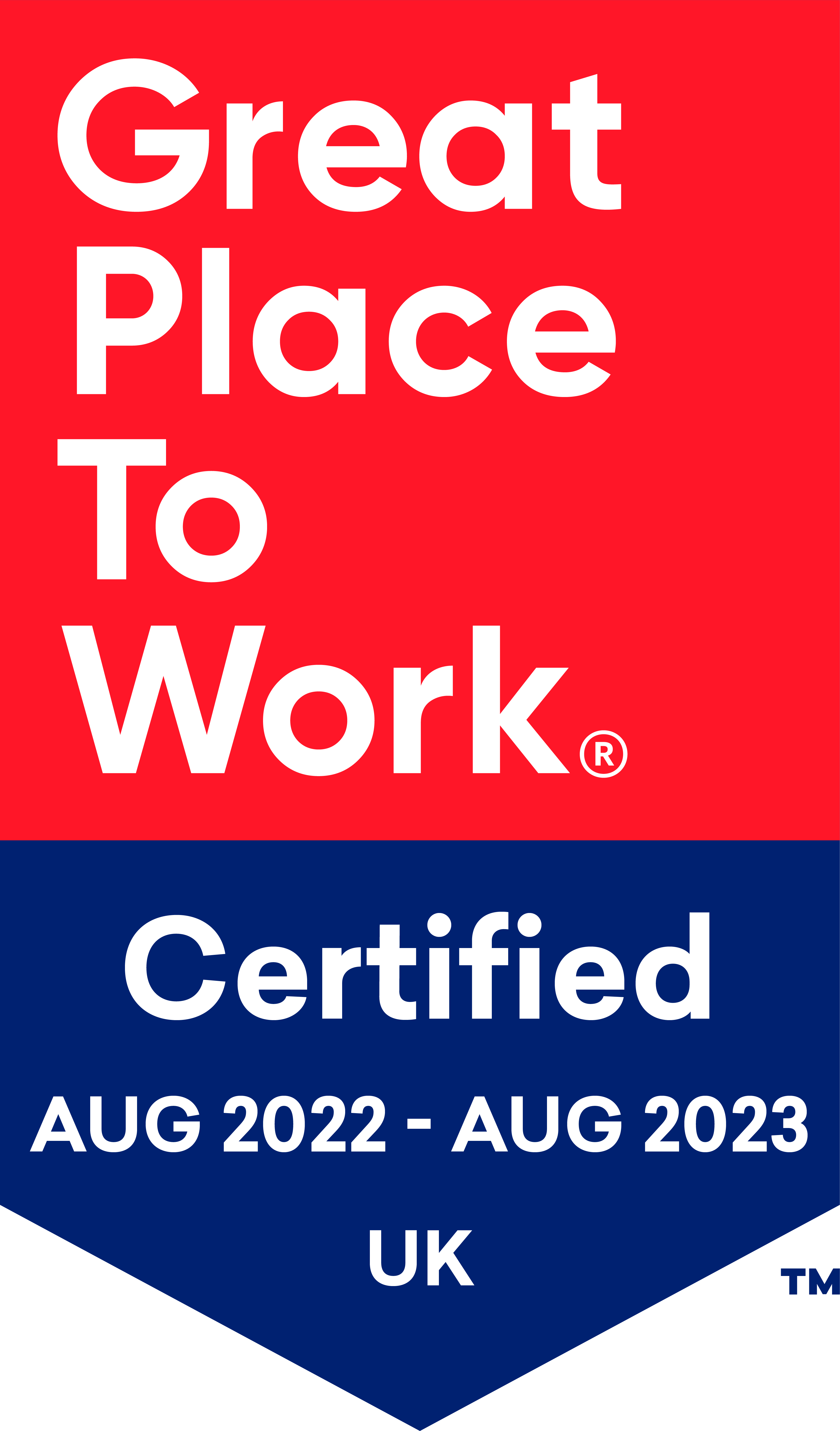 Great place to work certified 2022