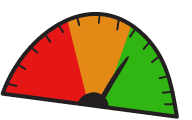 scale, red orange green